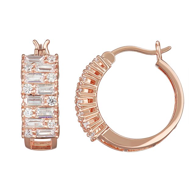 Kohls rose clearance gold hoop earrings