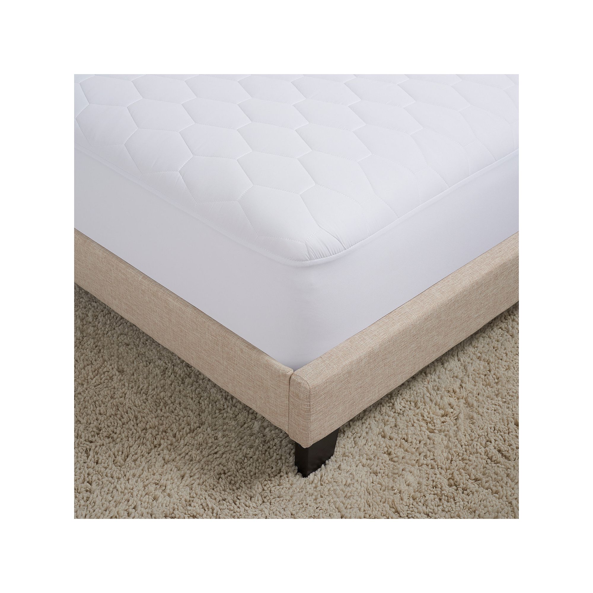 The Big One® Waterproof Mattress Pad, White