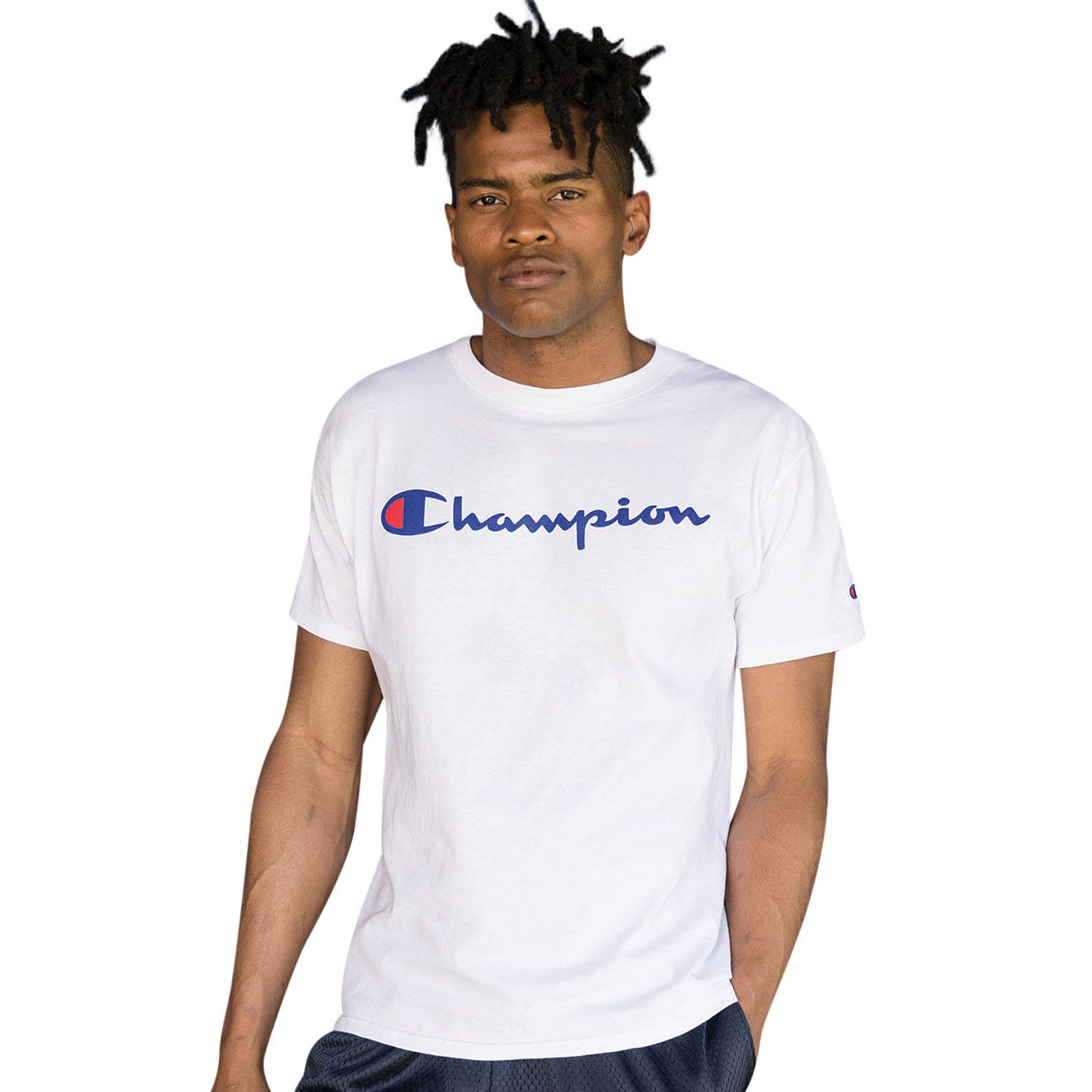 champion men's graphic jersey tee