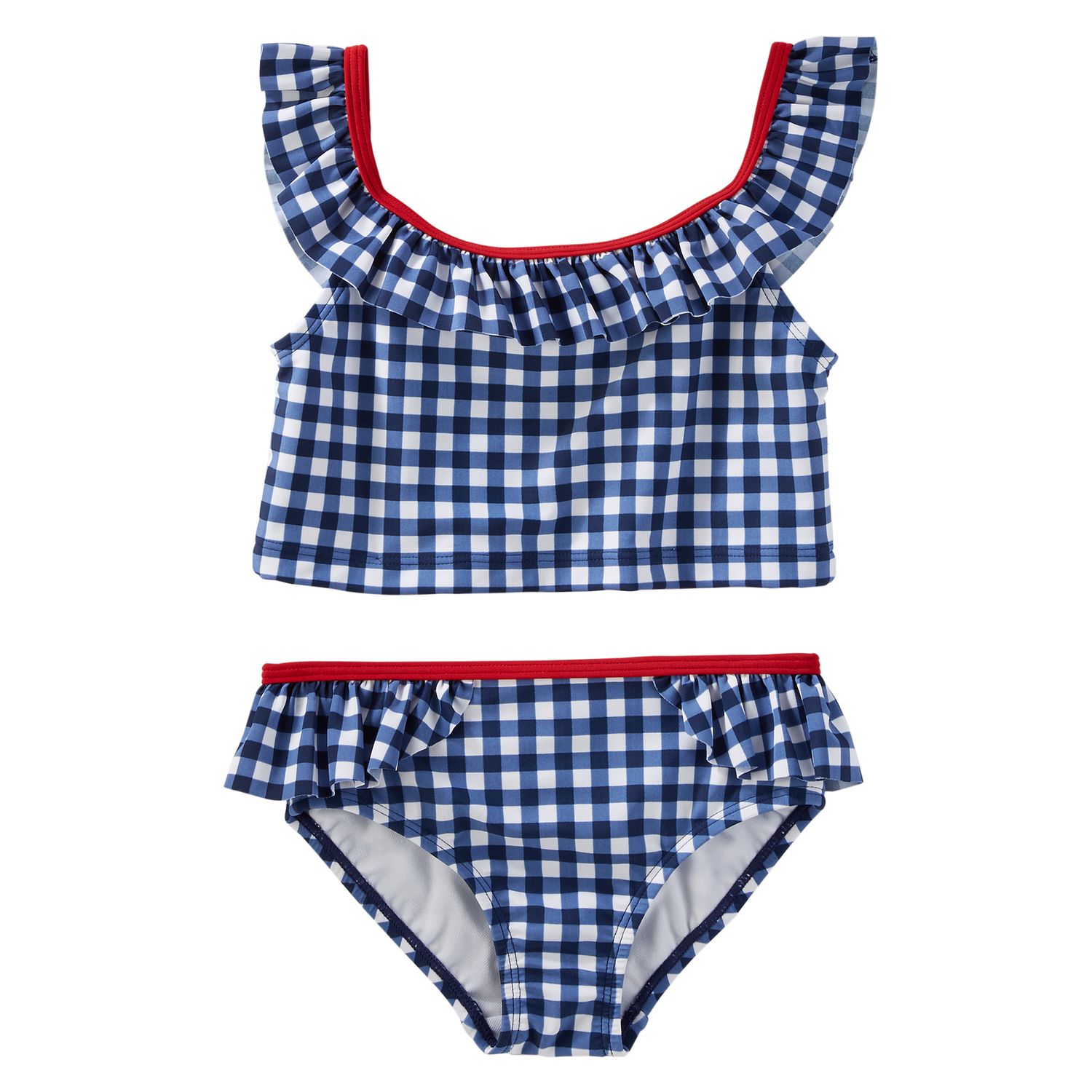 girls gingham swimsuit