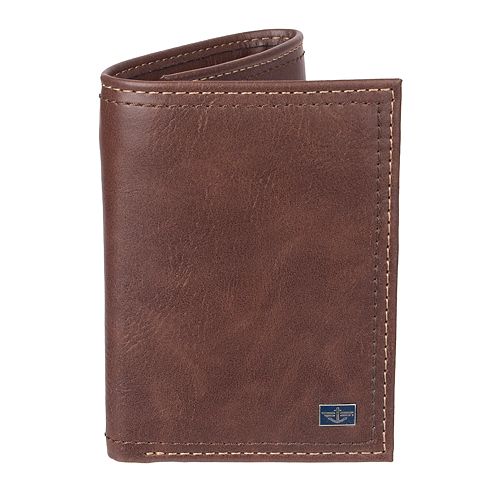 Men's Dockers® RFIDBlocking Trifold Wallet With Zipper Pocket