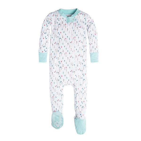 Burt S Bees Baby Organic This Way Arrow Footed Pajamas