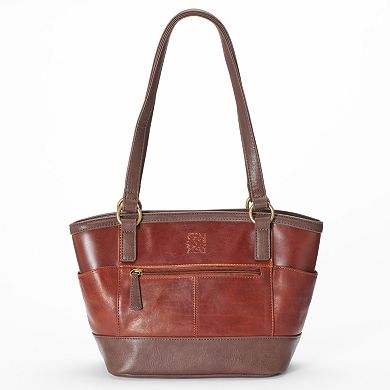 Stone & Co. Megan Curved Leather Tote