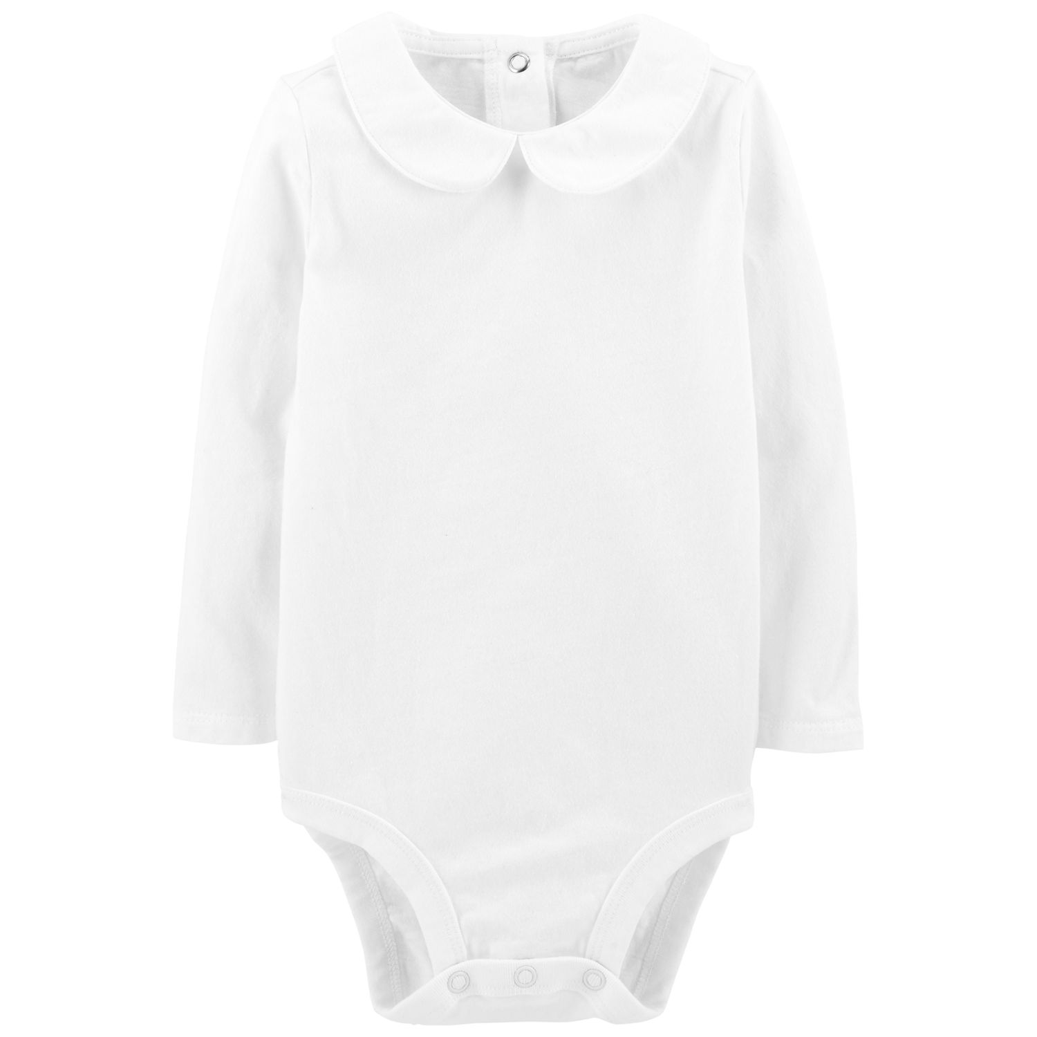 white peter pan collar bodysuit