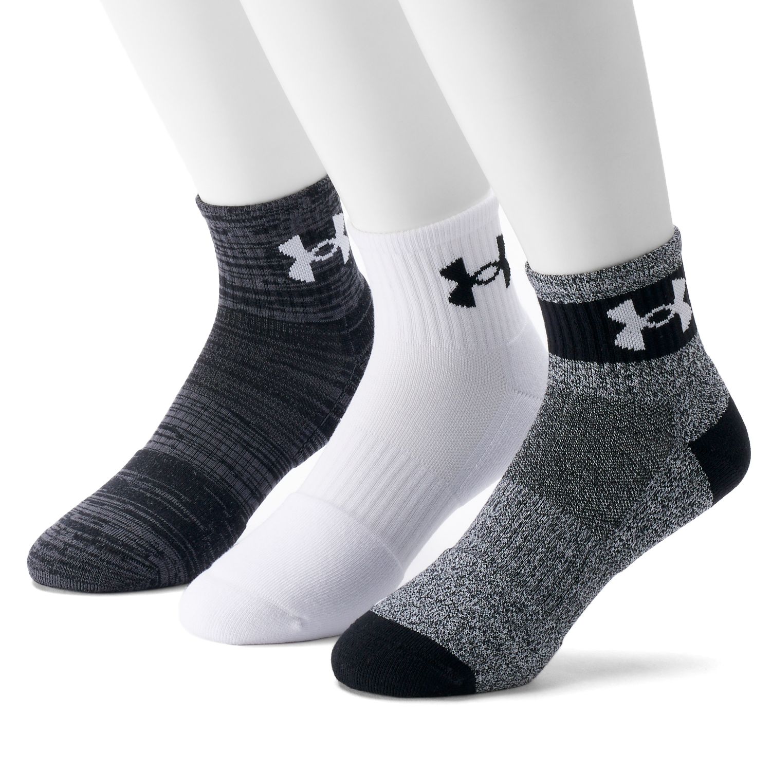 under armour black ankle socks