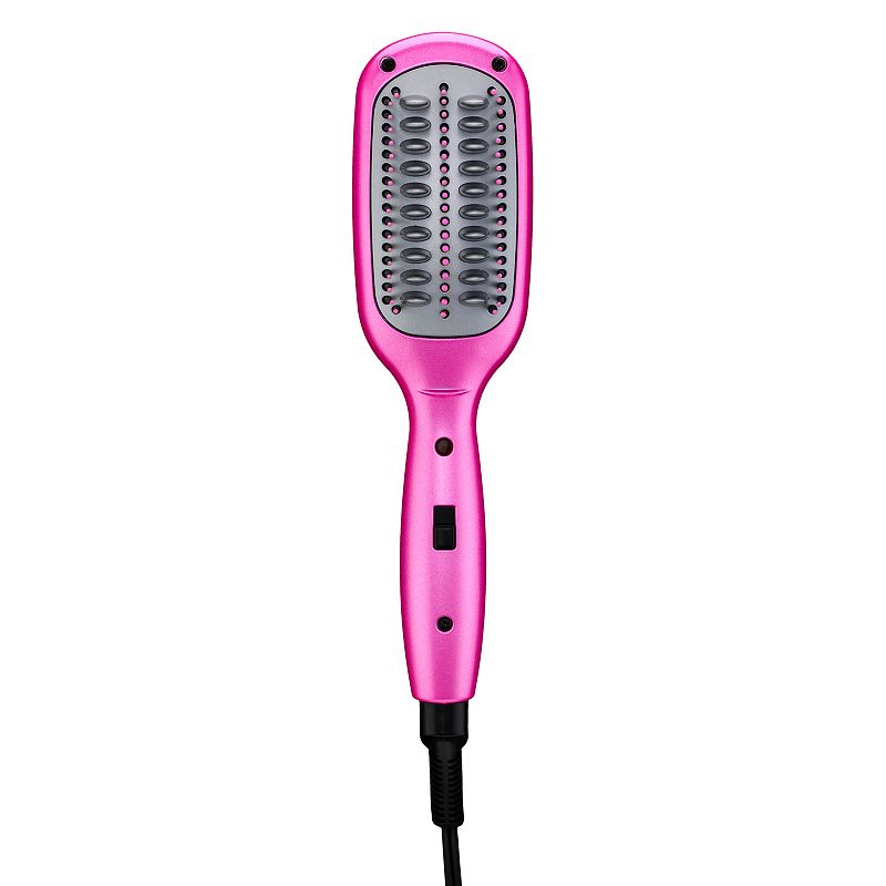 Conair Bc11 Minipro Ceramic Hair Straighening Brush  Pink