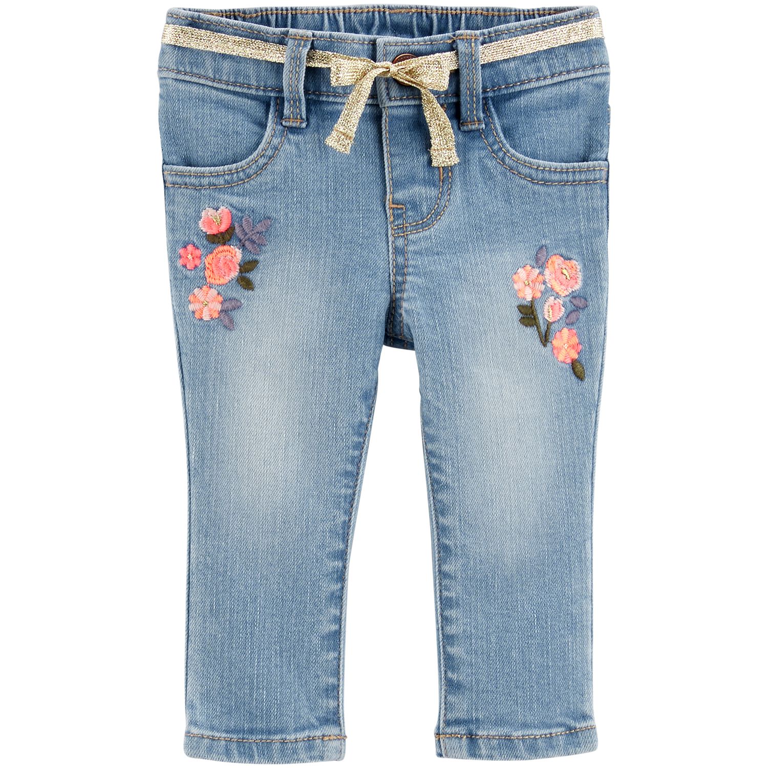 kohls embroidered jeans