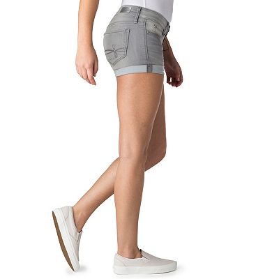 Juniors DENIZEN from Levi s Cuffed Shortie Jean Shorts