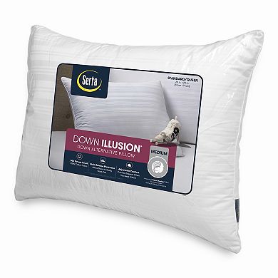 Serta® Down Illusion Medium Bed Pillow
