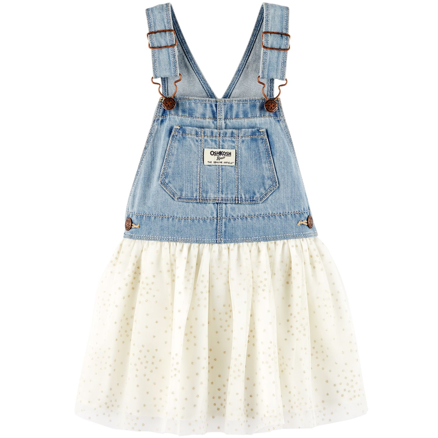 girls denim jumper
