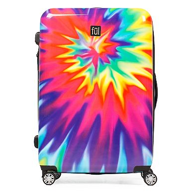 FUL Tie-Dye Swirl Hardside Spinner Luggage