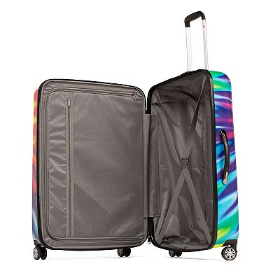 FUL Tie-Dye Swirl Hardside Spinner Luggage