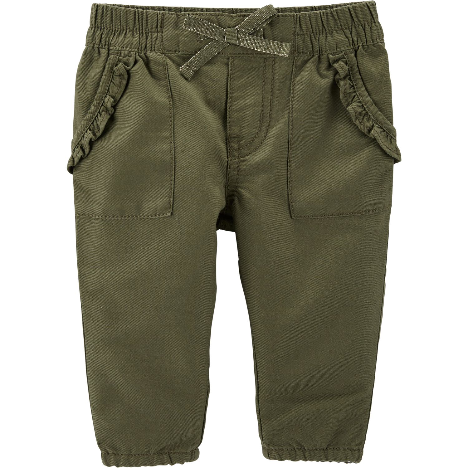 girl khaki jogger pants