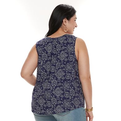 Plus Size Sonoma Goods For Life® Printed Tank