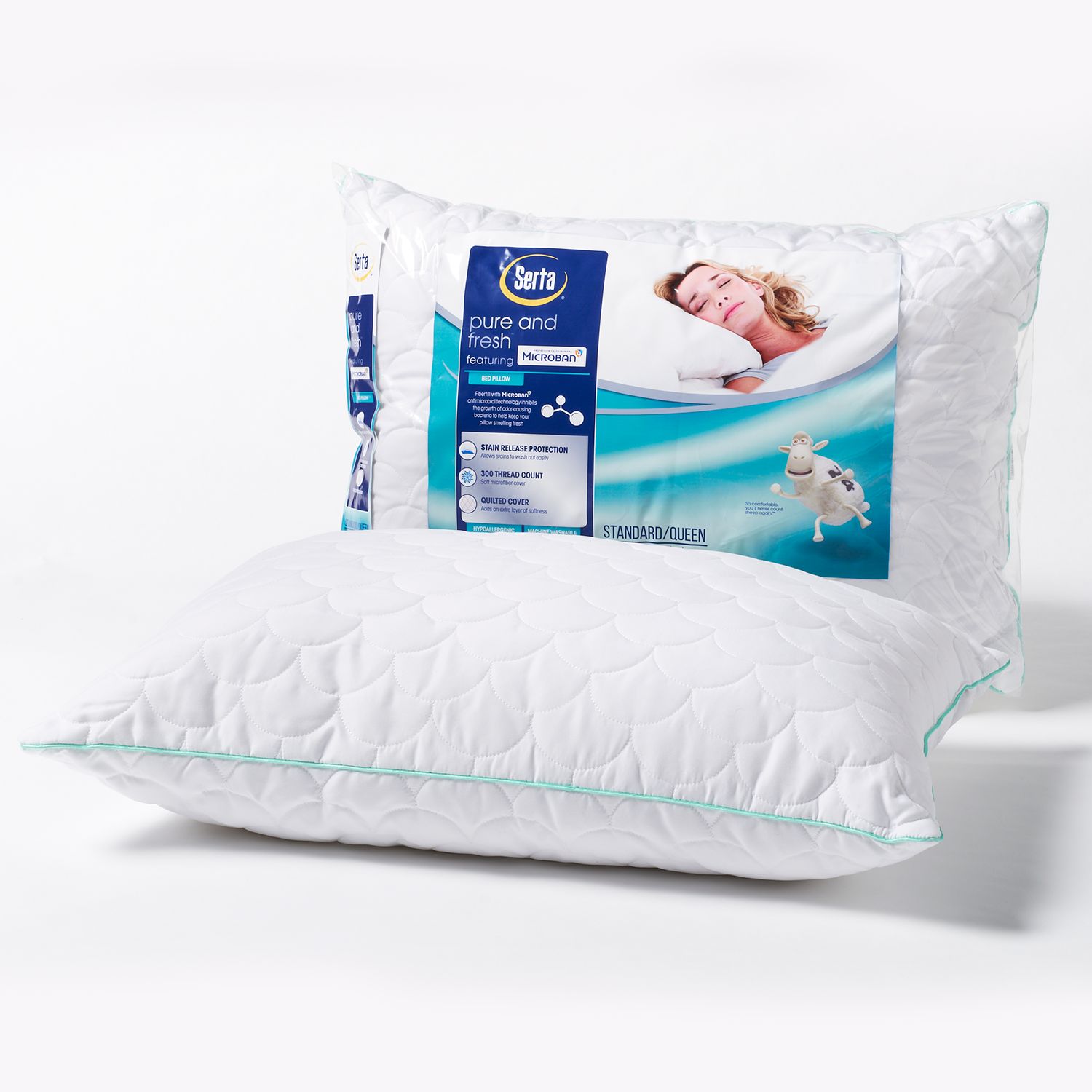Serta Pure \u0026 Fresh Bed Pillow