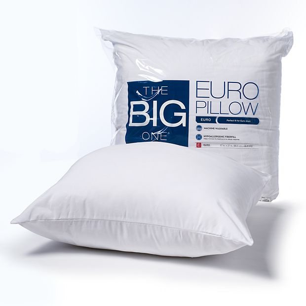 Allied Home Overfilled White Big and Lofty Euro Pillow (Set of 2)  BMI_18006L_2 - The Home Depot