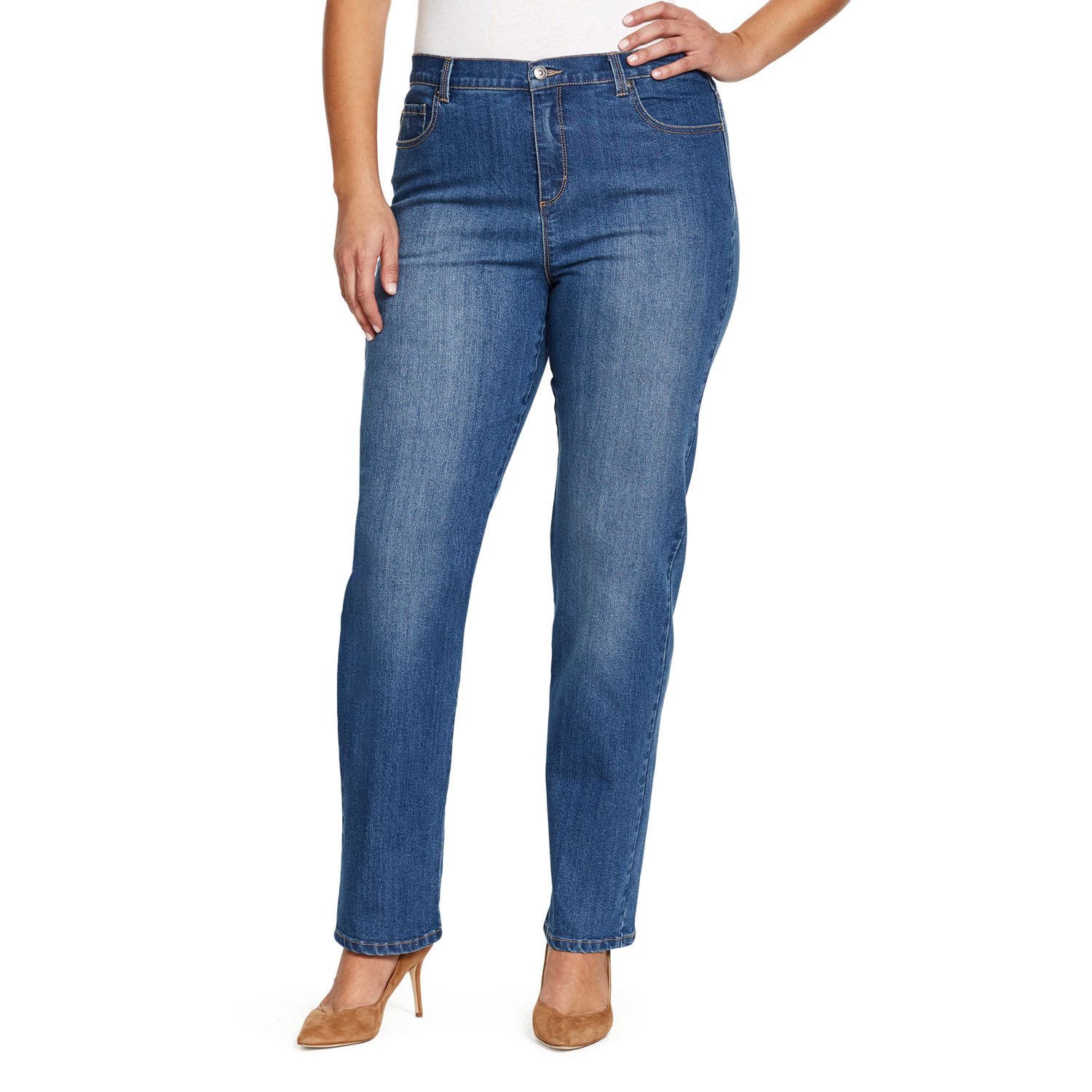 gloria vanderbilt amanda embellished jeans