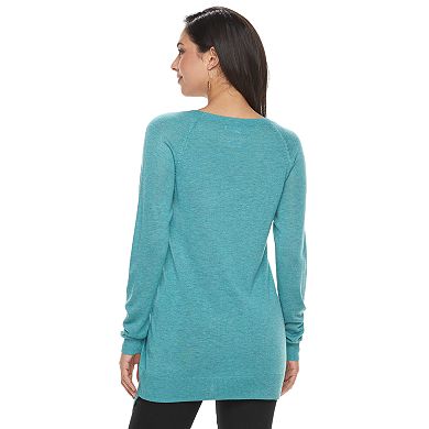 Women's Apt. 9® Asymmetrical Tunic Sweater