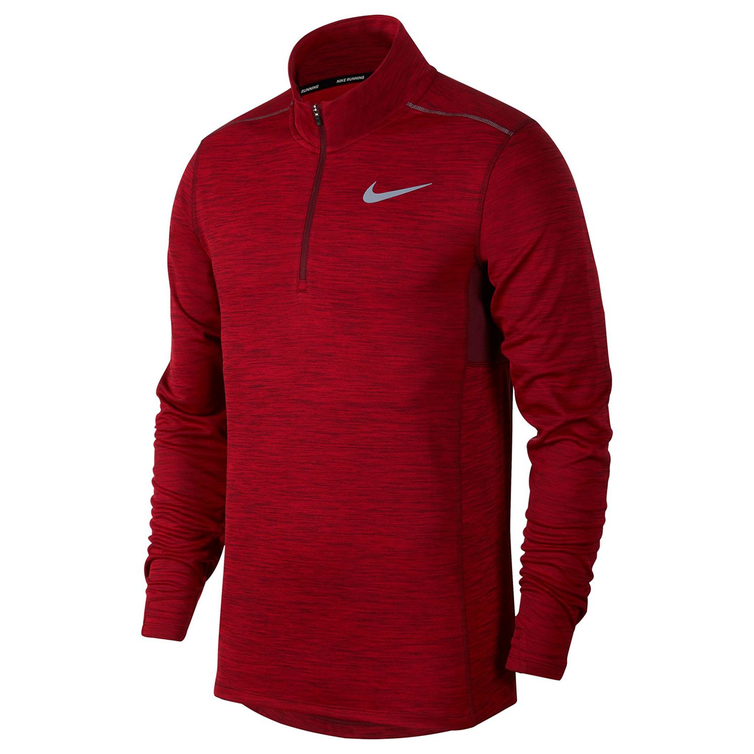 mens nike half zip running top