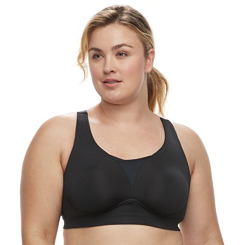 Plus Size Tek Gear Keyhole Medium Impact Sports Bra