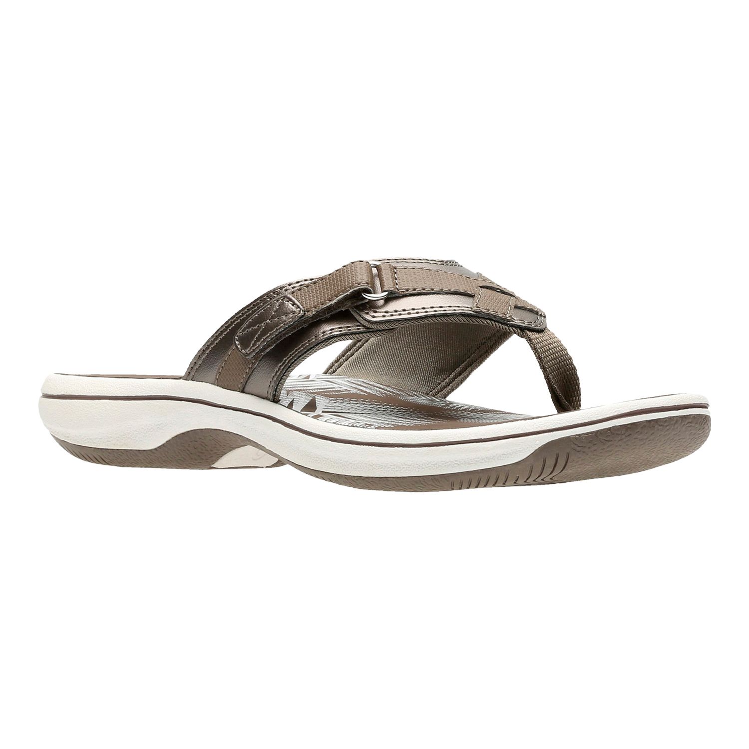 clarks sandals grey