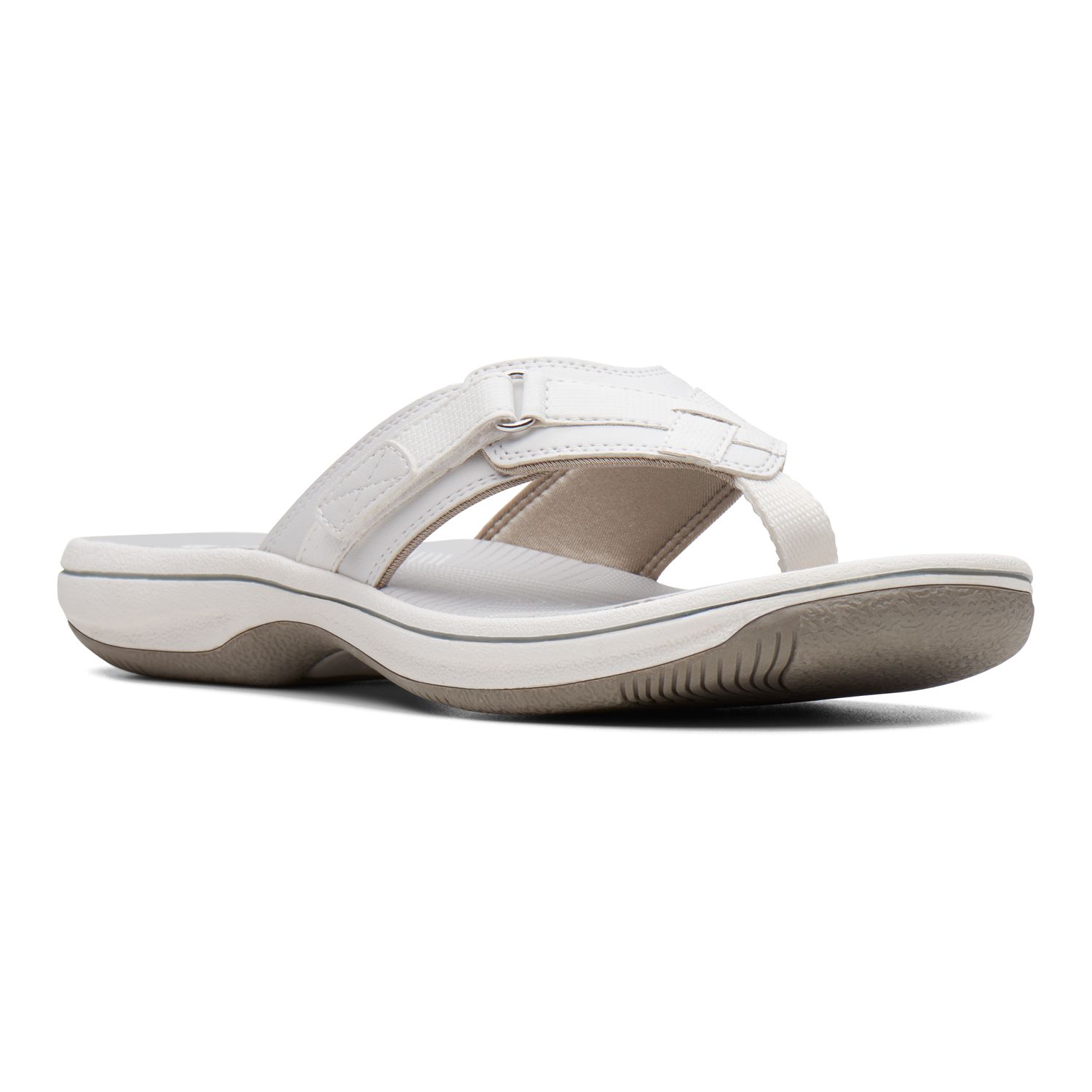 clarks flip flops womens