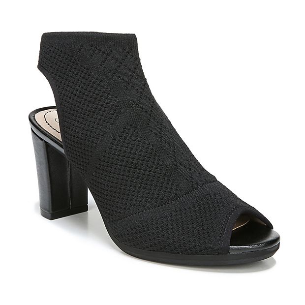 Lifestride peep toe booties sale