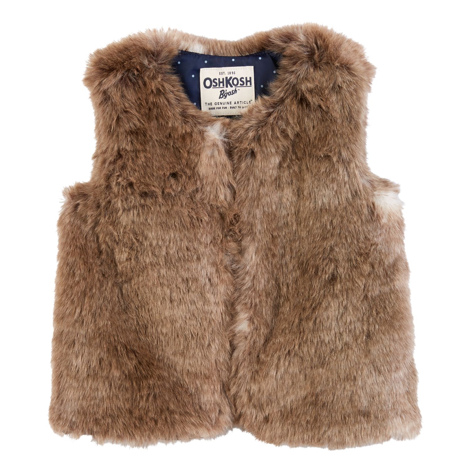 kids fur vests