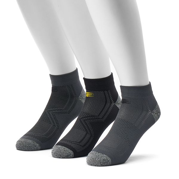 Men's PowerSox by GOLDTOE® 3pack Tech Series Tactel LowCut Socks