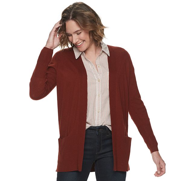 Women s Sonoma Goods For Life Ribbed Cardigan
