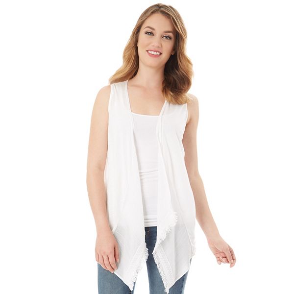 Kohls sleeveless shop cardigan