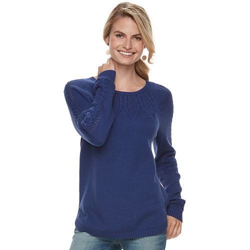 Women's SONOMA Goods for Life® Cable Knit Sweater
