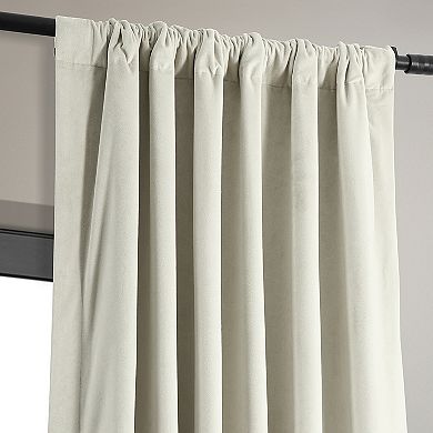 EFF Blackout 1-Panel Signature Velvet Window Curtain