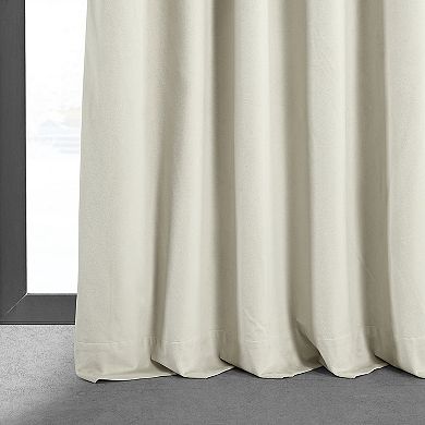 EFF Blackout 1-Panel Signature Velvet Window Curtain