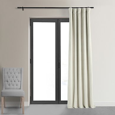 EFF Blackout 1-Panel Signature Velvet Window Curtain