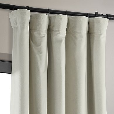 EFF Blackout 1-Panel Signature Velvet Window Curtain