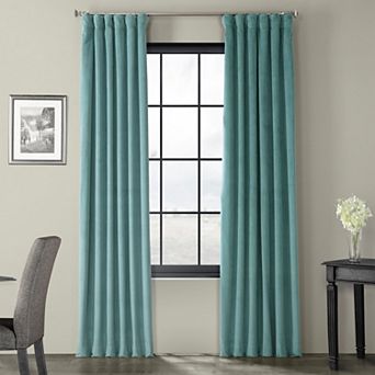 EFF Blackout 1-Panel Signature Velvet Window Curtain