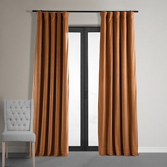 EFF Blackout 1-Panel Signature Velvet Window Curtain