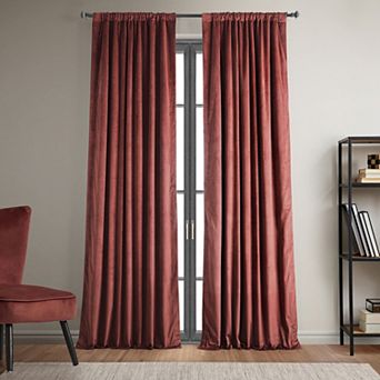 EFF Blackout 1-Panel Signature Velvet Window Curtain