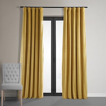 EFF Blackout 1-Panel Signature Velvet Window Curtain