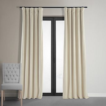 EFF Blackout 1-Panel Signature Velvet Window Curtain