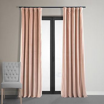 EFF Blackout 1-Panel Signature Velvet Window Curtain