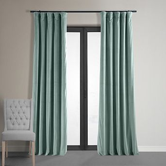 EFF Blackout 1-Panel Signature Velvet Window Curtain