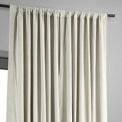 EFF Signature Velvet Double-Wide Blackout Window Curtain Panel