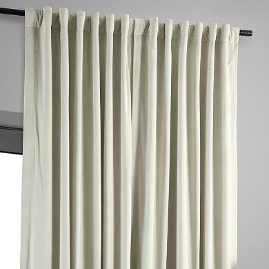 EFF Blackout 1-Panel Signature Velvet Double-Wide Window Curtain