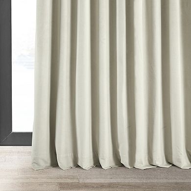 EFF Signature Velvet Double-Wide Blackout Window Curtain Panel