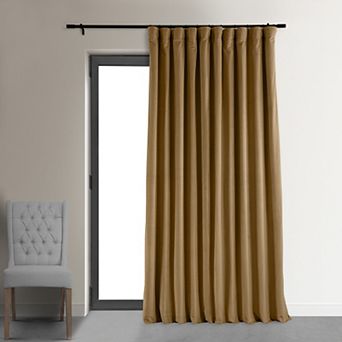 EFF Signature Velvet Double-Wide Blackout Window Curtain Panel