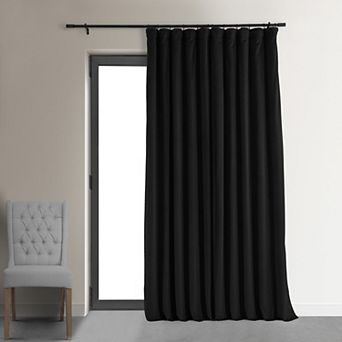 EFF Signature Velvet Double-Wide Blackout Window Curtain Panel