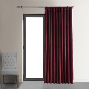 EFF Signature Velvet Double-Wide Blackout Window Curtain Panel