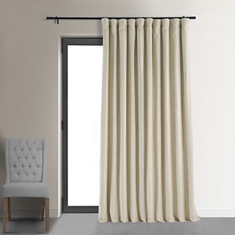 EFF Signature Velvet Double-Wide Blackout Window Curtain Panel